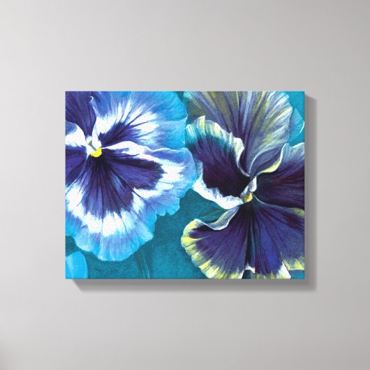 Afdrukken van stuifsdoek voor Pansy-studie (Voorkant)