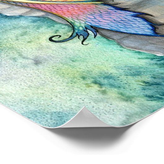 Afdrukken van tapijtschilfers met kunstzinnig Post Poster (Hoek)