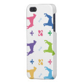 Afdrukken van tekenbalk iPhone hoesje (Achterkant Links)