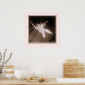 Afdrukken van 'tenen'-panelen (Roos) Poster (Keuken)