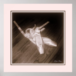 Afdrukken van 'tenen'-panelen (Roos) Poster