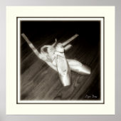 Afdrukken van "tenen"-panelen (Sepia) Poster (Voorkant)