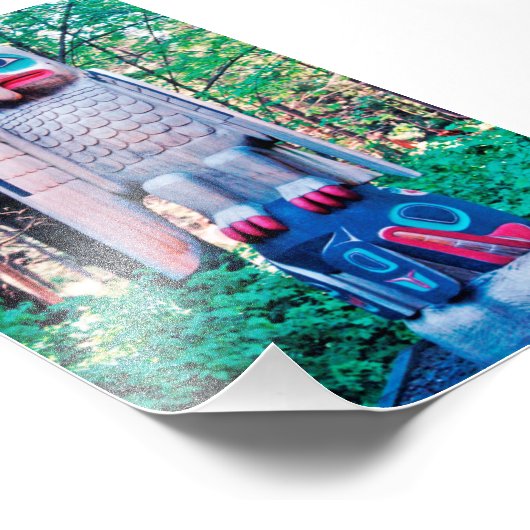 Afdrukken van totempool foto afdruk (Hoek)