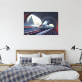 Afdrukken van treinbouwzeildoek (Insitu (Slaapkamer))