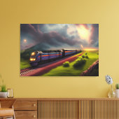 Afdrukken van treinbouwzeildoek (Insitu (Woonkamer))