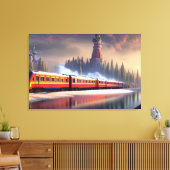 Afdrukken van treinCanvas (Insitu (Woonkamer))
