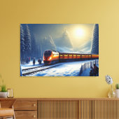 Afdrukken van treinCanvas (Insitu (Woonkamer))