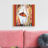 Afdrukken van Tutu Ballerina Canvas (Insitu (Woonkamer))
