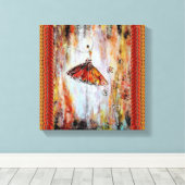 Afdrukken van Tutu Ballerina Canvas (Insitu (Houten vloer))