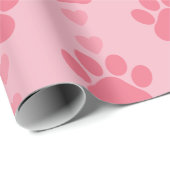 Afdrukken van vaste paw cadeaupapier (Rol Hoek)