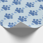 Afdrukken van vaste paw cadeaupapier (Hoek)