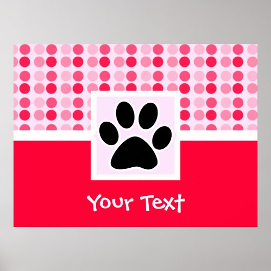 Afdrukken van vaste paw poster (Voorkant)