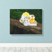 Afdrukken van ventilator en Romance Canvas (Insitu (Houten vloer))