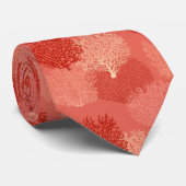 Afdrukken van ventilatorkoralen, schaduwen van kor stropdas (Opgerold)