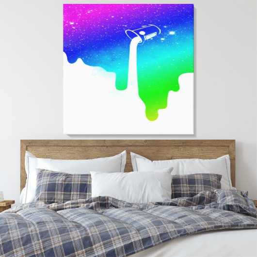 Afdrukken van verdraaid Canvas omhoog (Insitu (Slaapkamer))