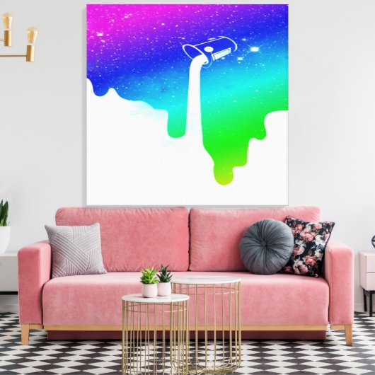 Afdrukken van verdraaid Canvas omhoog (Insitu (Woonkamer))