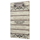 Afdrukken van verf geverfd hout klembord (Links)