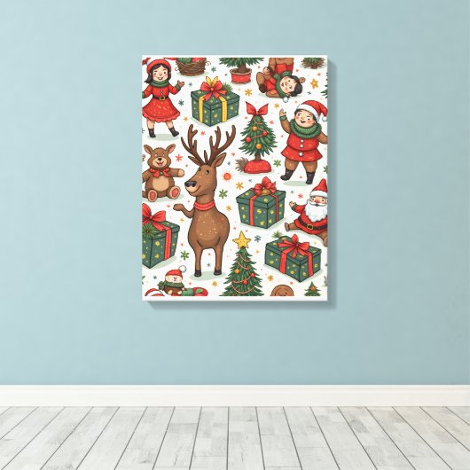 Afdrukken van verrekend Canvas (Insitu (Houten vloer))