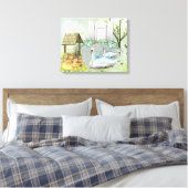 Afdrukken van verrekend Canvas (Insitu (Slaapkamer))