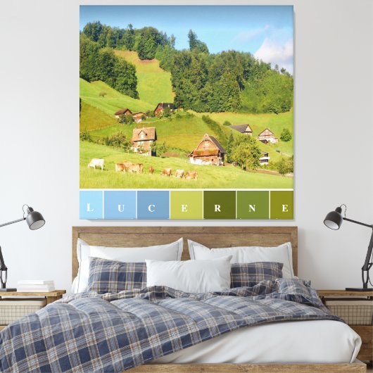 Afdrukken van verrekend Canvas (Insitu (Slaapkamer))