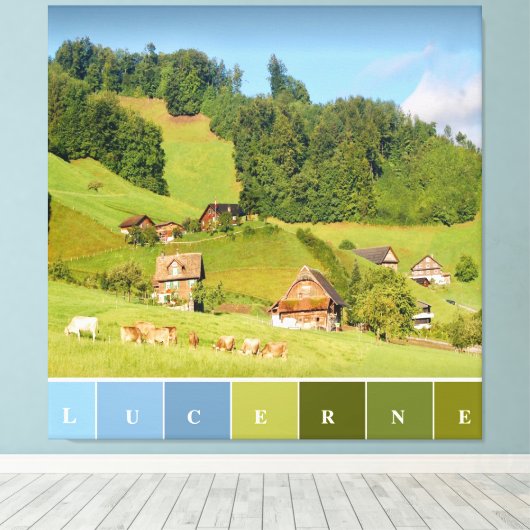 Afdrukken van verrekend Canvas (Insitu (Houten vloer))