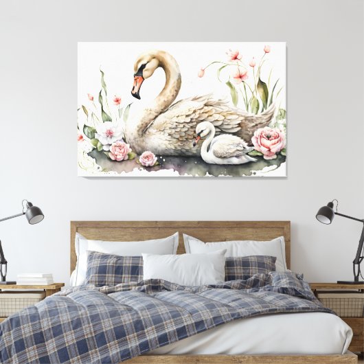 Afdrukken van verrekend Canvas (Insitu (Slaapkamer))