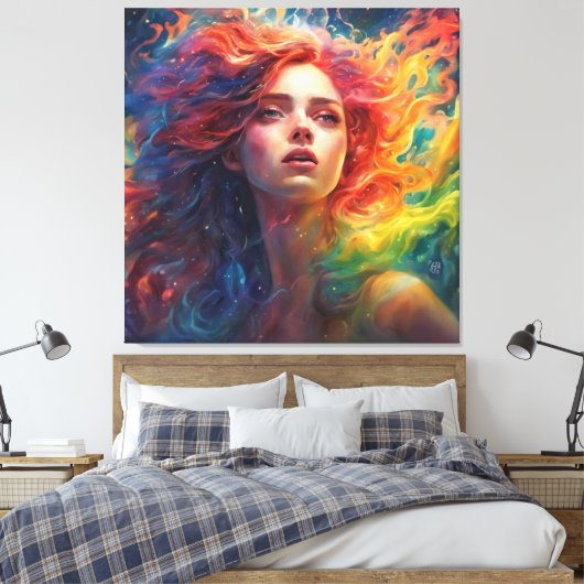 Afdrukken van verrekend Canvas (Insitu (Slaapkamer))