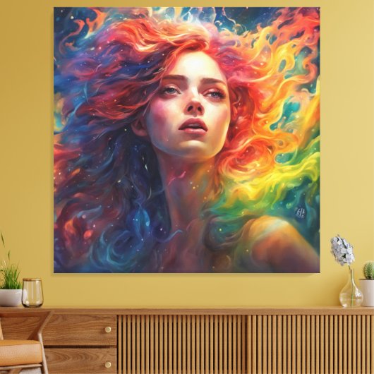 Afdrukken van verrekend Canvas (Insitu (Woonkamer))