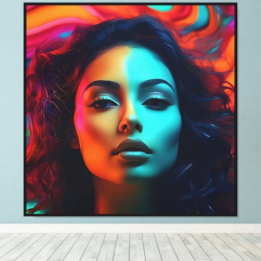 Afdrukken van verrekend Canvas (Insitu (Houten vloer))