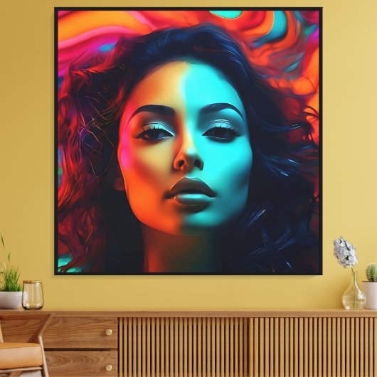 Afdrukken van verrekend Canvas (Insitu (Woonkamer))