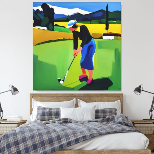 Afdrukken van verrekend Canvas (Insitu (Slaapkamer))