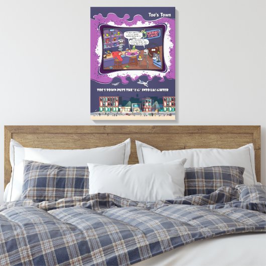 Afdrukken van verrekend Canvas (Insitu (Slaapkamer))