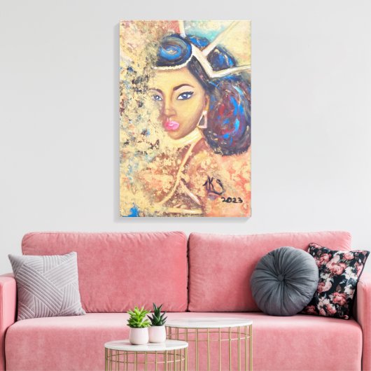 Afdrukken van verrekend Canvas (Insitu (Woonkamer))