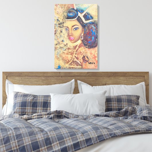 Afdrukken van verrekend Canvas (Insitu (Slaapkamer))