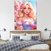 Afdrukken van verrekend Canvas (Insitu (Slaapkamer))