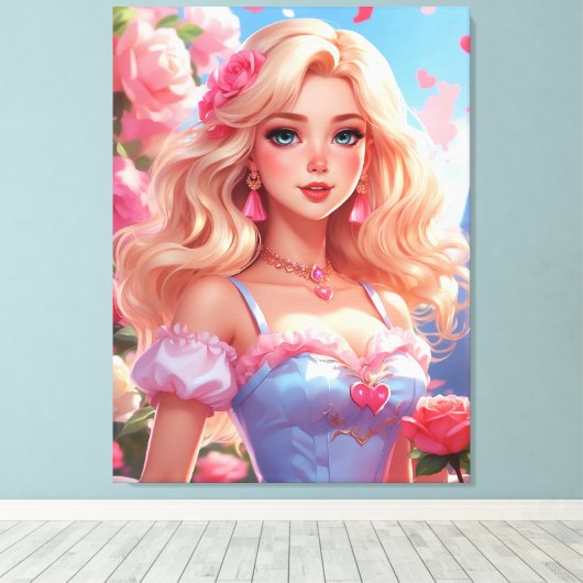 Afdrukken van verrekend Canvas (Insitu (Houten vloer))