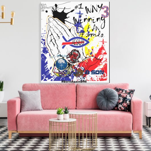 Afdrukken van verrekend Canvas (Insitu (Woonkamer))