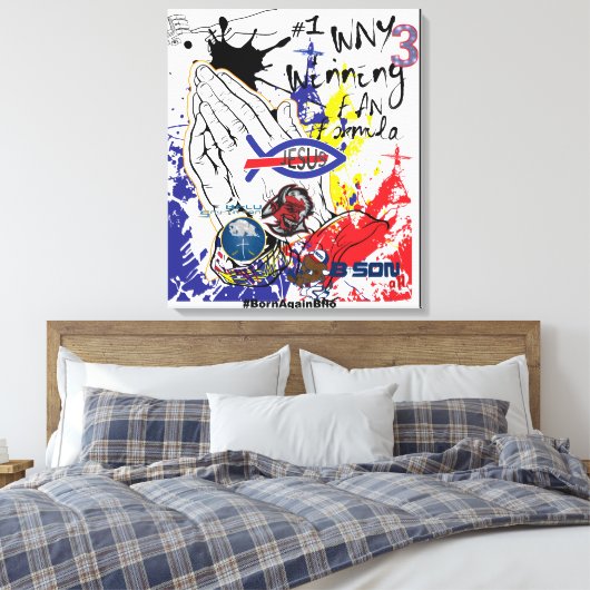 Afdrukken van verrekend Canvas (Insitu (Slaapkamer))