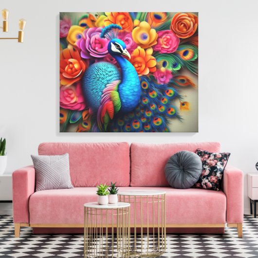 Afdrukken van verrekend Canvas (Insitu (Woonkamer))