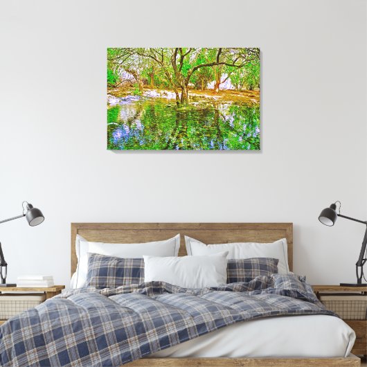 Afdrukken van verrekend Canvas (Insitu (Slaapkamer))