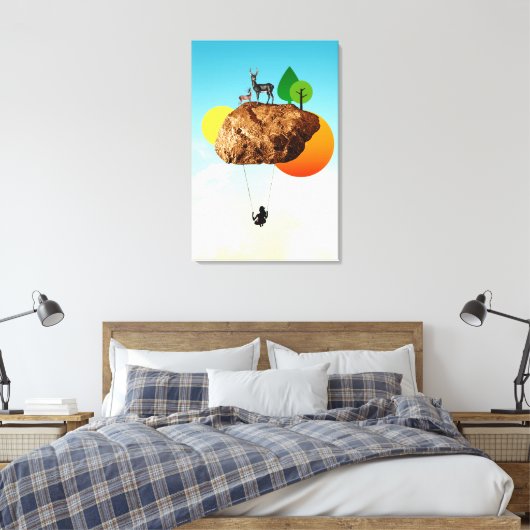 Afdrukken van verrekend Canvas (Insitu (Slaapkamer))