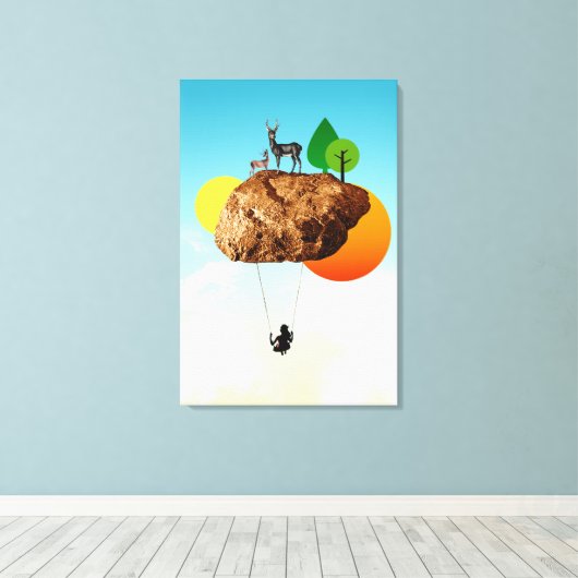 Afdrukken van verrekend Canvas (Insitu (Houten vloer))