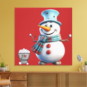 Afdrukken van verrekend Canvas (Insitu (Woonkamer))