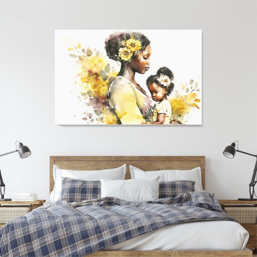 Afdrukken van verrekend Canvas (Insitu (Slaapkamer))