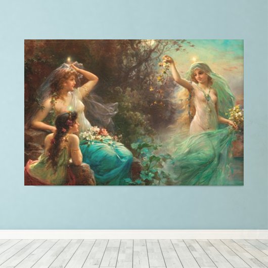 Afdrukken van verrekend Canvas (Insitu (Houten vloer))