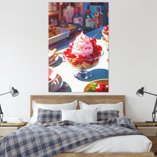 Afdrukken van verrekend Canvas (Insitu (Slaapkamer))