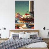 Afdrukken van verrekend Canvas (Insitu (Slaapkamer))
