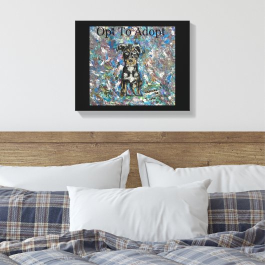 Afdrukken van verrekend Canvas (Insitu (Slaapkamer))