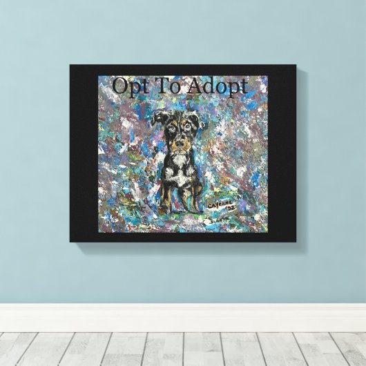 Afdrukken van verrekend Canvas (Insitu (Houten vloer))