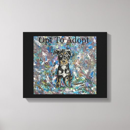 Afdrukken van verrekend Canvas (Voorkant)